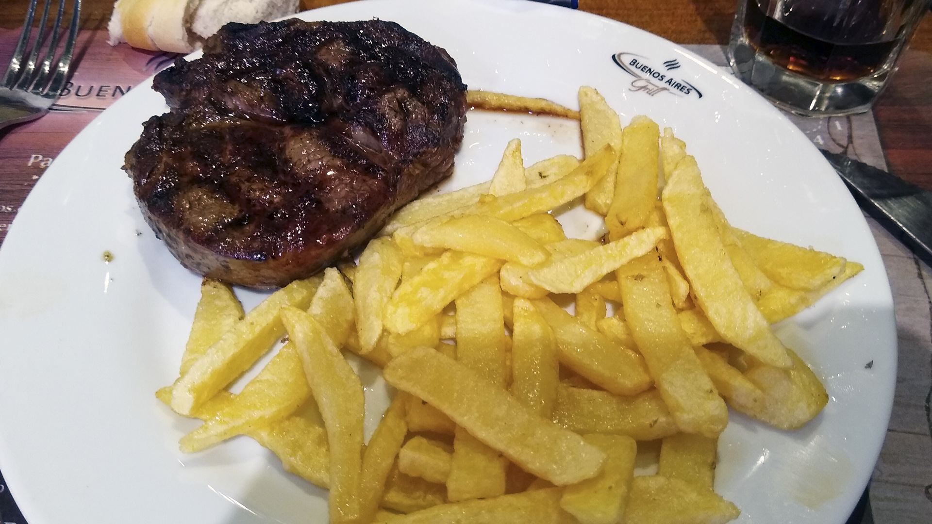 Ejemplo de comida en Argentina