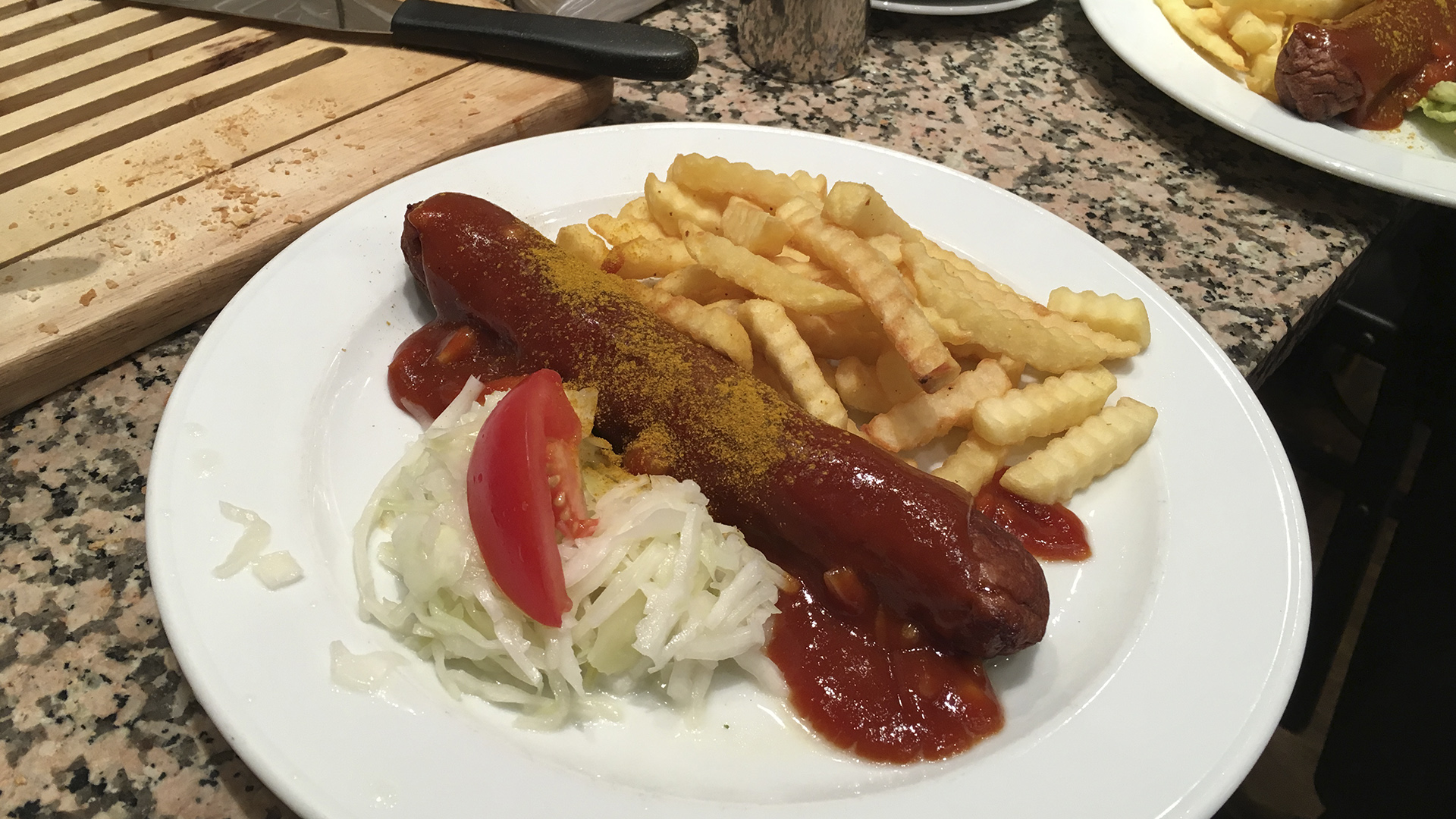 Ejemplo de comida en Berlín.