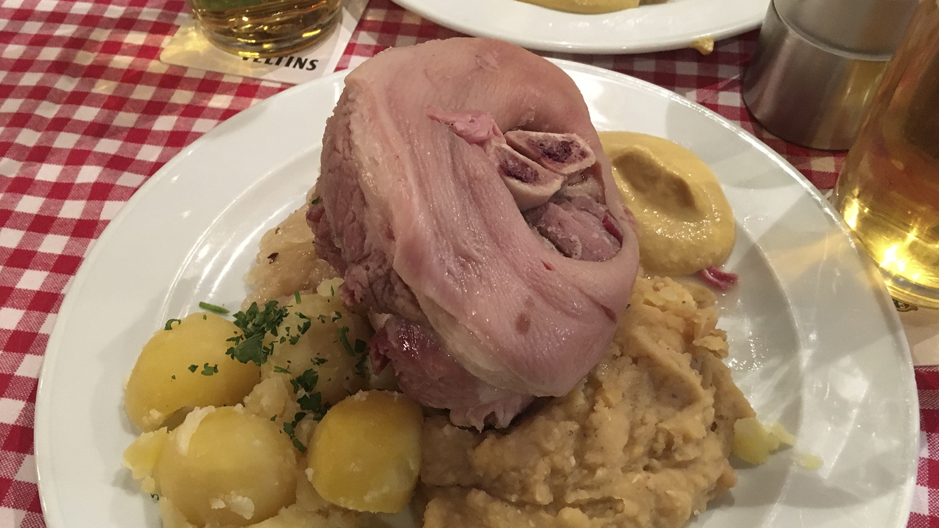 Ejemplo de comida en Berlín.